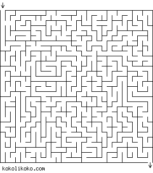 Printable Maze Game