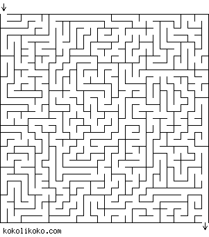 Printable Maze Game