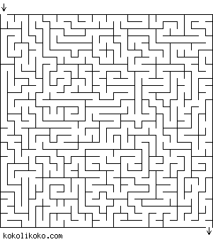 Printable Maze Game