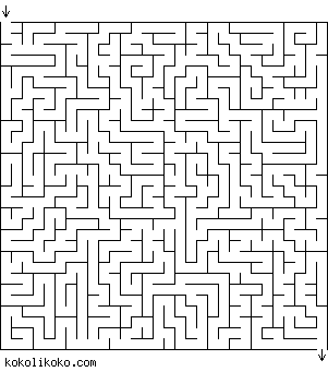 Printable Maze Game