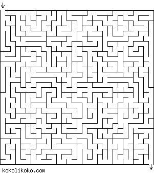 Printable Maze Game