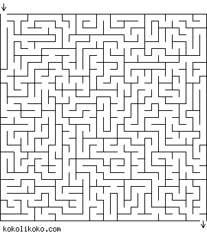 Printable Maze Game