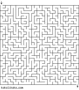 Printable Maze Game