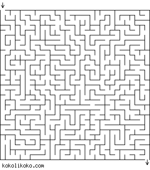 Printable Maze Game