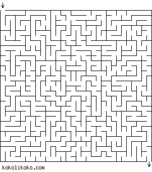 Printable Maze Game