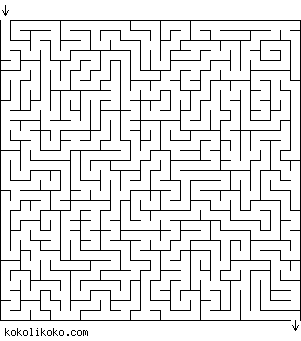 Printable Maze Game