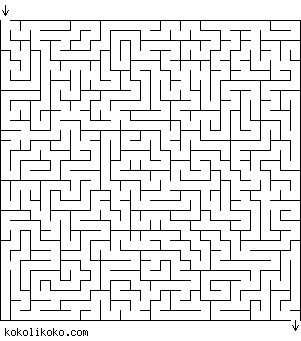 Printable Maze Game