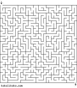 Printable Maze Game