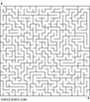 Printable Maze Game