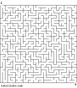 Printable Maze Game