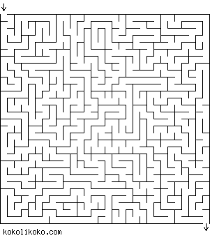Printable Maze Game