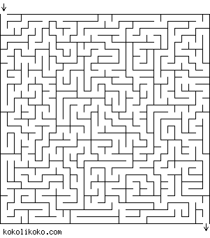 Printable Maze Game
