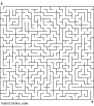 Printable Maze Game