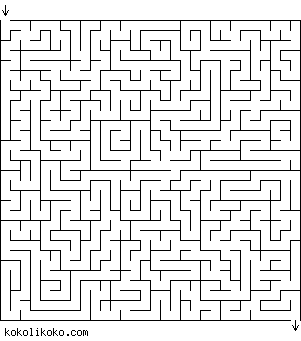 Printable Maze Game