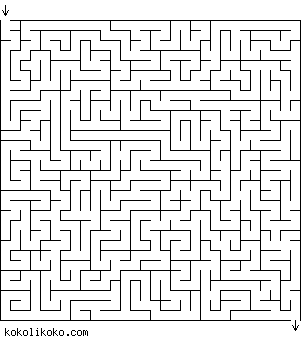 Printable Maze Game