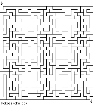 Printable Maze Game