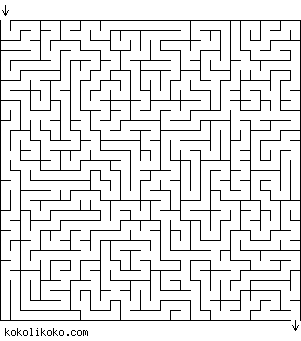 Printable Maze Game