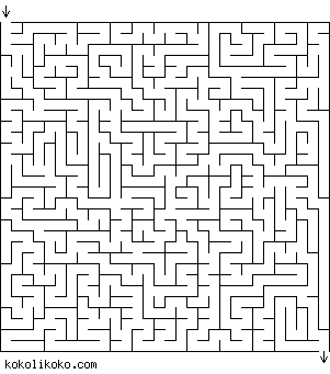 Printable Maze Game