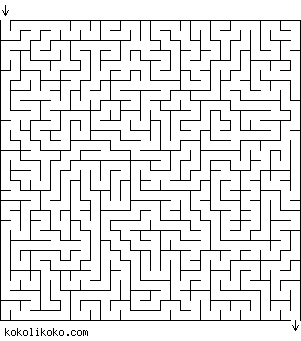 Printable Maze Game