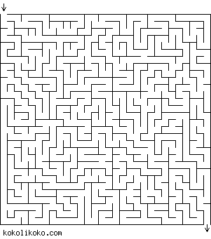 Printable Maze Game
