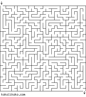 Printable Maze Game