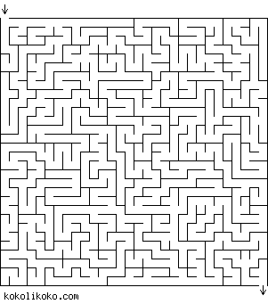 Printable Maze Game