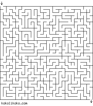 Printable Maze Game