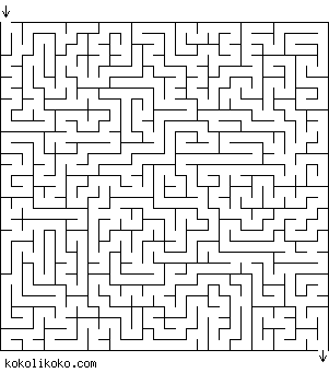 Printable Maze Game