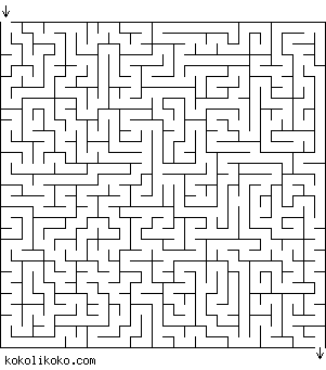 Printable Maze Game