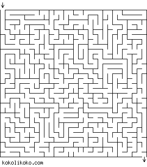 Printable Maze Game