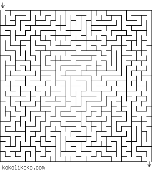 Printable Maze Game