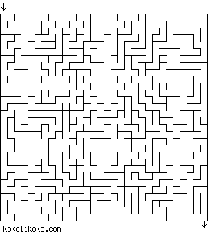 Printable Maze Game