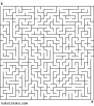 Printable Maze Game