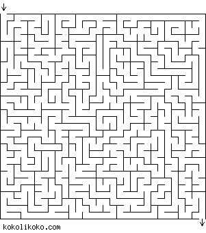 Printable Maze Game