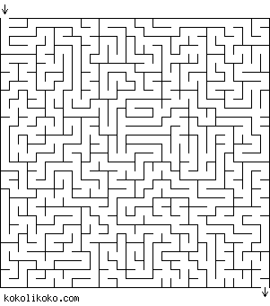 Printable Maze Game
