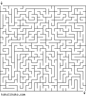 Printable Maze Game