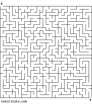 Printable Maze Game