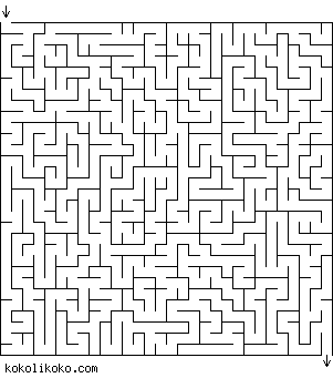 Printable Maze Game