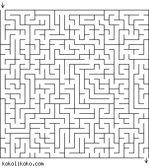 Printable Maze Game