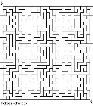 Printable Maze Game