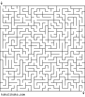 Printable Maze Game