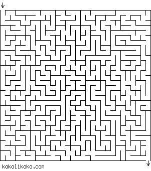Printable Maze Game
