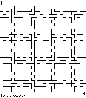 Printable Maze Game